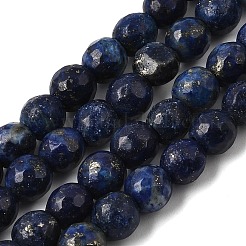 Natural Dyed Lapis Lazuli Beads Strands&nbsp;G-G059-6mm