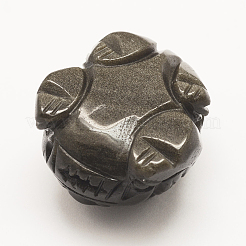 Natural Golden Sheen Obsidian Pendants&nbsp;G-G660-11