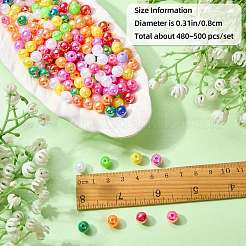 140G Opaque Acrylic Beads&nbsp;OACR-SZ0001-71