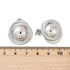 304 Stainless Steel Stud Earrings&nbsp;EJEW-G423-13P
