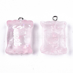 Transparent Resin Pendants&nbsp;LS-X-RESI-S356-54A-05