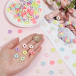 200Pcs Opaque Acrylic European Beads&nbsp;MACR-PA0001-90