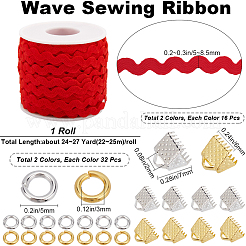 1 Strand Wave Bending Fringe Trim&nbsp;FIND-GF0006-65F