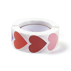 8 Colors Paper Heart Sticker Rolls&nbsp;X1-STIC-E001-06