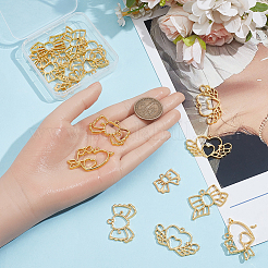 20Pcs 5 Styles Alloy Pendants&nbsp;FIND-SP0006-09