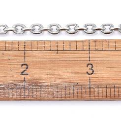 Tarnish Resistant 304 Stainless Steel Cable Chains&nbsp;CHS-P007-27P-03