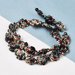 Synthetic Turquoise Dyed Beads Strands&nbsp;LS-G-P507-05F