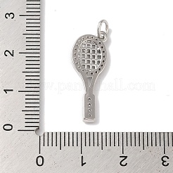 Rack Plating Brass & Clear Cubic Zirconia Pendants&nbsp;KK-L216-058P