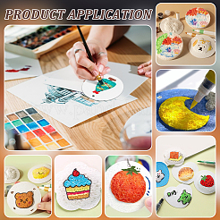 Wood Pulp Cotton Foam Texture Blank Painting Paper&nbsp;DIY-WH0816-092C