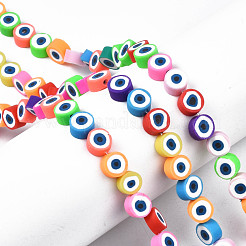 Handmade Polymer Clay Bead Strands&nbsp;CLAY-N006-74