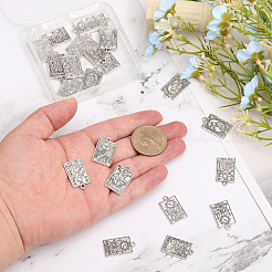 24Pcs 6 Style Rack Plating Alloy Pendants&nbsp;FIND-CA0006-68