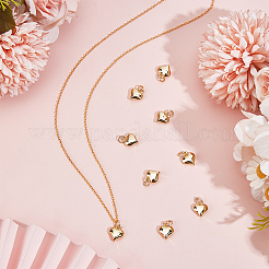 10Pcs Rack Plating Brass Pendants&nbsp;KK-BBC0017-06