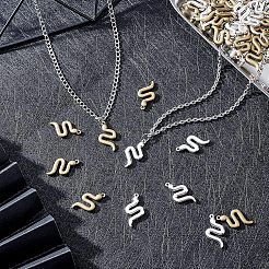 80Pcs 2 Colors Tibetan Style Alloy Pendants&nbsp;FIND-FH0003-85