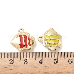 Alloy Enamel Pendants&nbsp;PALLOY-P313-13G