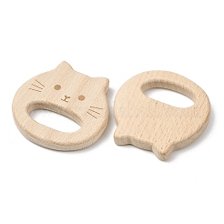Natural Beech Wood Linking Rings&nbsp;WOOD-I017-11