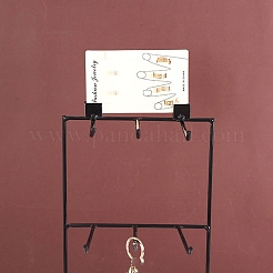 Two Layers Iron Earrings Storage Rack&nbsp;PW-WG3BB1E-01