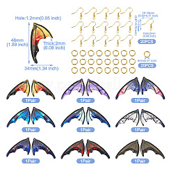 DIY Butterfly Wing Earring Making Kit&nbsp;DIY-TA0005-39