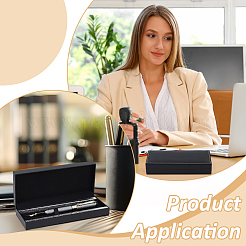Rectangle Paper Pen Storage Case&nbsp;OFST-WH0050-057A