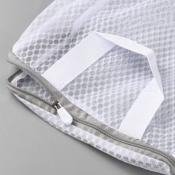 Polyester Mesh Zipper Laundry Bags with Handles&nbsp;ABAG-TAC0003-13A-03