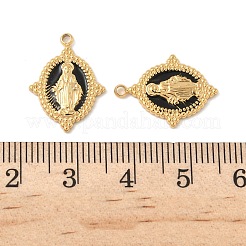 304 Stainless Steel Enamel Pendants&nbsp;STAS-U057-12G-02