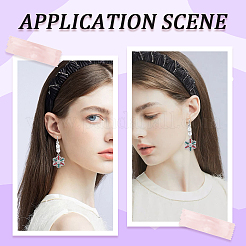 12Pcs 2 Color Brass Clip-on Earring Converters Findings&nbsp;KK-BBC0010-05