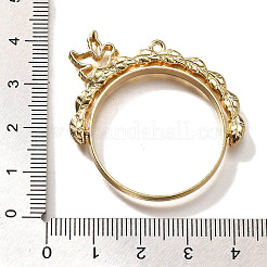 Alloy Open Back Bezel Pendants&nbsp;PALLOY-I223-03LG