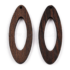 Natural Wenge Wood Pendants&nbsp;WOOD-T023-40