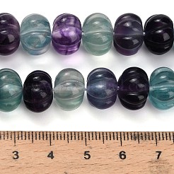 Natural Fluorite Carved Beads Strands&nbsp;G-L634-O02-02
