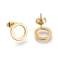 Round Ring 304 Stainless Steel Jewelry Sets&nbsp;SJEW-M097-22G