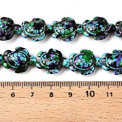Synthetic Turquoise Dyed Beads Strands&nbsp;G-P507-05A-2