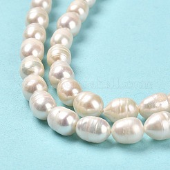 Natural Cultured Freshwater Pearl Beads Strands&nbsp;PEAR-E016-191