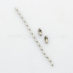 Tarnish Resistant 304 Stainless Steel Rice Bead Ball Chains&nbsp;CHS-A002A-1.5mm