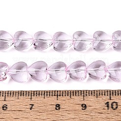 Baking Paint Transparent Glass Beads Strands&nbsp;DGLA-N021-01A-04