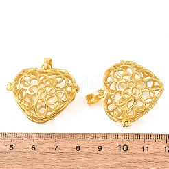 Brass Cage Pendants&nbsp;KK-CBA8ACD-02G-E