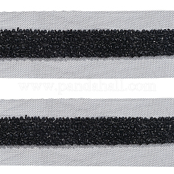 Polyester & Plastic Bead Gauze Lace Trim&nbsp;OCOR-WH20005-45A