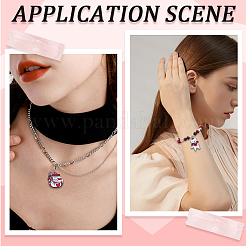 16Pcs 4 Styles Valentine's Day Alloy Enamel Pendants&nbsp;ENAM-SC0006-03