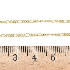 2MM Brass Figaro Chain Necklaces&nbsp;NJEW-P339-08G