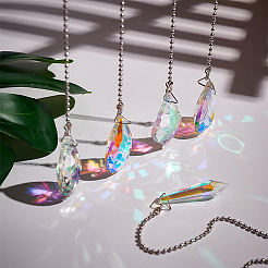 5Pcs Glass Ceiling Fan Pull Chain Extenders&nbsp;AJEW-BC0003-48