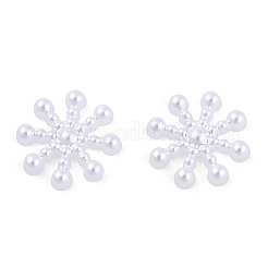 ABS Plastic Imitation Pearl Cabochons&nbsp;SACR-T015-09-01
