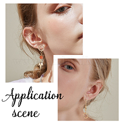 10Pcs Brass Stud Earring Finding&nbsp;KK-PH0005-03