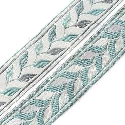 Embroidery Polyester Ribbon&nbsp;LS-OCOR-WH0033-88C