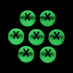 Luminous Frosted Acrylic Beads&nbsp;FACR-T008-02X