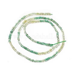 Synthetic Green Yellow Quartz Beads Strands&nbsp;G-G989-B03