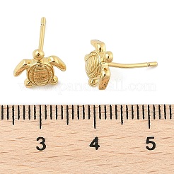 Brass Stud Earrings&nbsp;EJEW-R016-26G-04