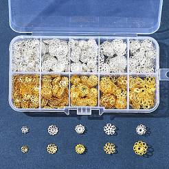 1180Pcs 10 Styles Iron Bead Caps&nbsp;IFIN-FS0001-45