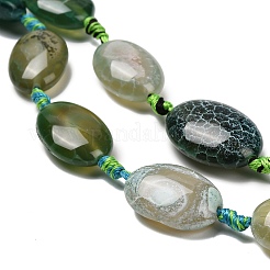Natural Fire Crackle Agate Beads Strands&nbsp;G-F807-E01-01B