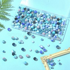 244Pcs Imitation Acrylic Beads Kits&nbsp;OACR-FS0004-07A