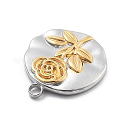 304 Stainless Steel Pendants&nbsp;STAS-R155-044GP