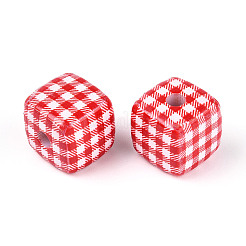 Printed Opaque Acrylic Beads&nbsp;MACR-N018-03