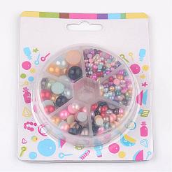 1Box ABS Plastic Imitation Pearl Dome Cabochons&nbsp;SACR-JP0001-M